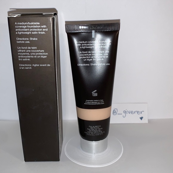 Becca Porcelain Radiant Skin Satin Finish Foundation NIB Sealed RARE - Picture 2 of 10